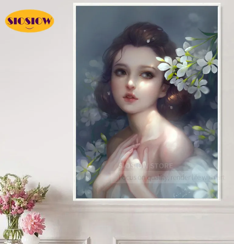 Алмазная мозаика 5d сделай сам вышивка крестиком в китайском стиле для девочек