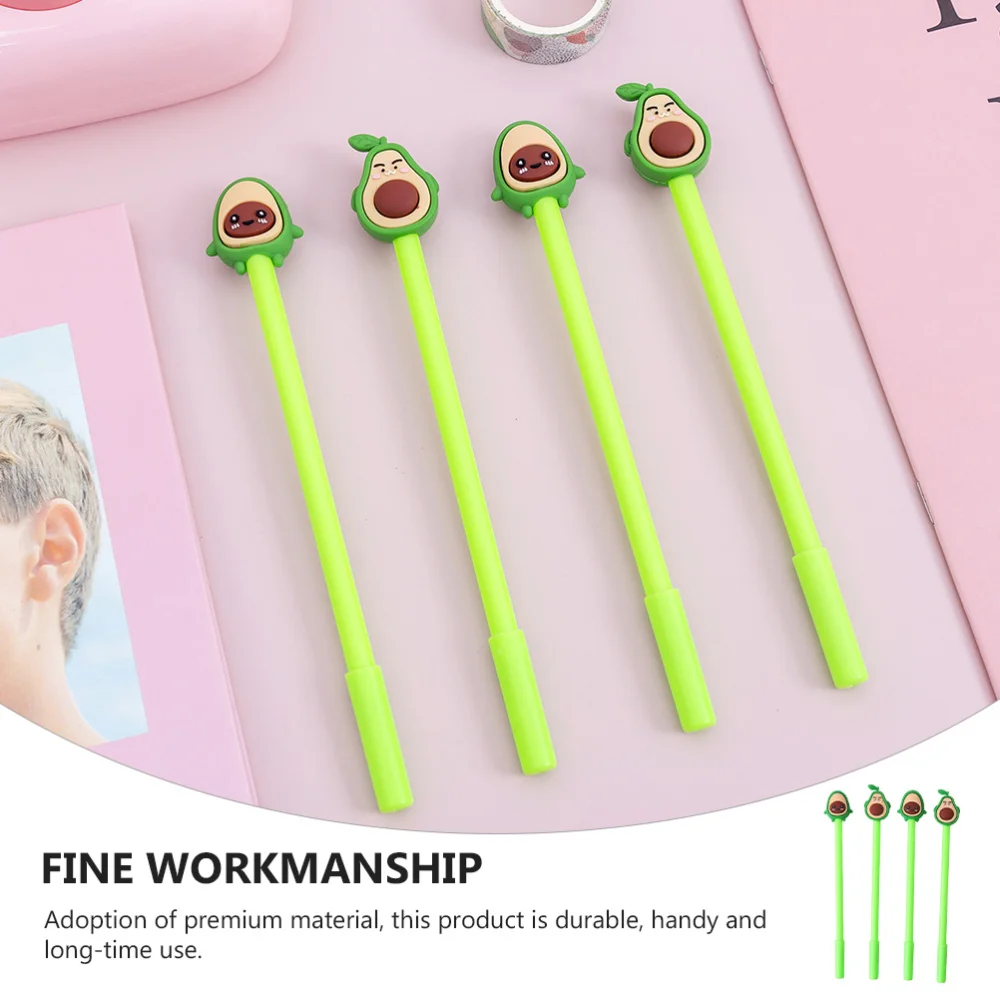 

20pcs Adorable Avocado Writing Pen Creative Pen Cartoon Cartoon Stationery