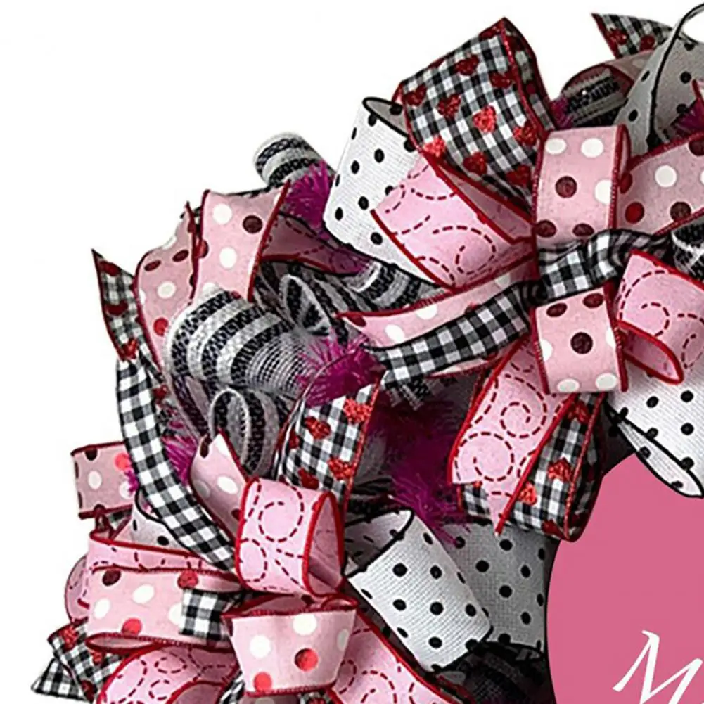 

Artificial garland silk flower peony flower round heart-shaped artificial garland mother's day home decoration