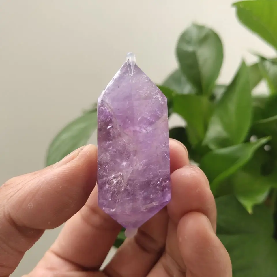 

Комплект из 2 предметов, с натуральным аметистом и обоюдоострой столбы, красивые декоративно-прикладного искусства для украшения дома и офи...