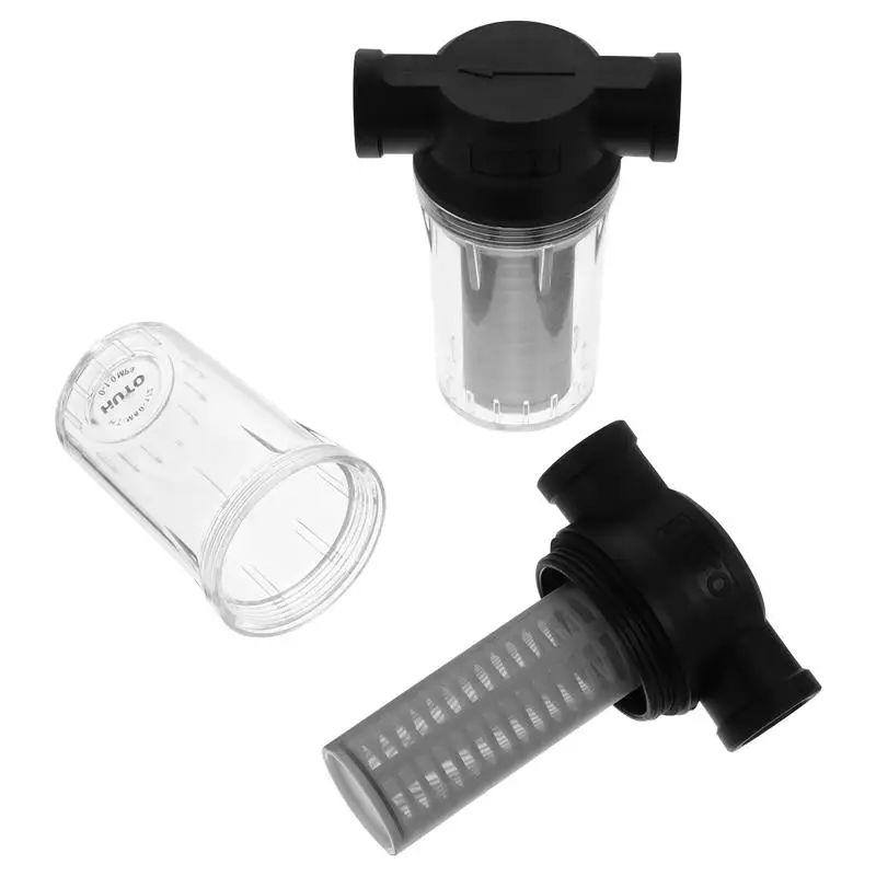 

2pcs Water Pipe Filter Cleaner Pre-filter Home Water Purifier 80 Mesh Screen for Garden Home