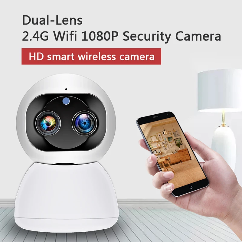 IP камера видеонаблюдения 2 4 ГГц Wi Fi 1080P HD|Камеры видеонаблюдения| |