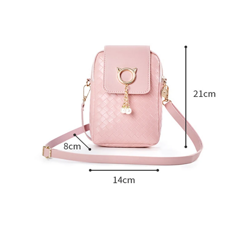 

ZYRIW Crossbody Bag Woman Shoulder Bags Mobile Fashion Korean Version Classic Small Purse Mini Leather Designer Flap Coin Purse
