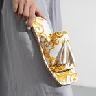 Новая женская обувь модные женские туфли на плоской подошве с кисточкой; Сезон лето; Фирменные пляжные шлепанцы без задника с открытыми пальцами в стиле ретро; Босоножки с открытой пяткой; На женские плоские тапочки на открытом воздухе 2020