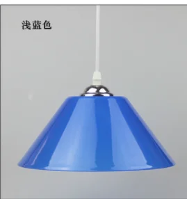 light blue Подвесной светильник из ПВХ, пластиковый абажур, современный светильник, Светильники для кухни, столовой, спальни, подвесной светильник для домашнего декора - Цвет корпуса: light blue
