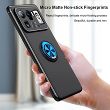 For Xiaomi 11 Ultra Case,For Mi 11 Ultra Phone Case,Shockproof Protective Magnetic Ring Case for Xiaomi 11 Pro Mi 11 Phone Cover