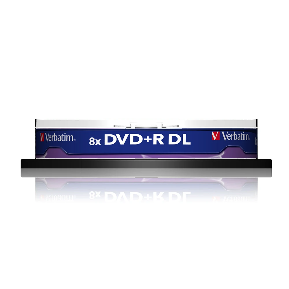 Verbatim DVD + R DL 8 5 ГБ 10Pk шпиндель 8x двухслойный записываемый мультимедийный диск