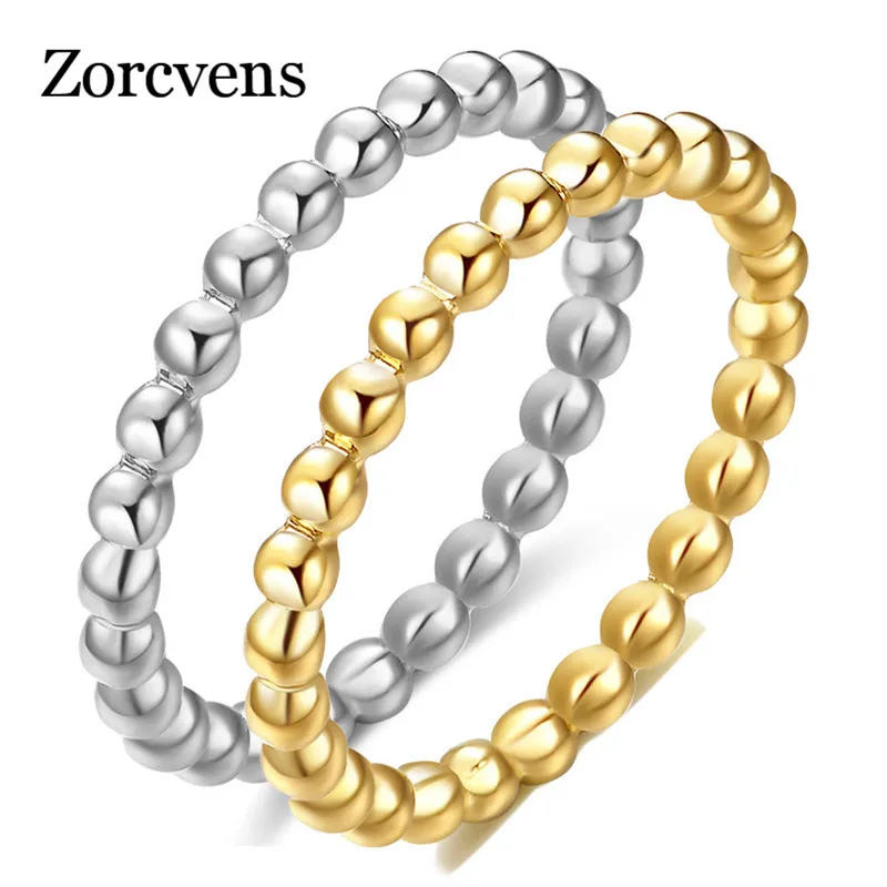 Женское кольцо с бусинами из нержавеющей стали | Украшения и аксессуары