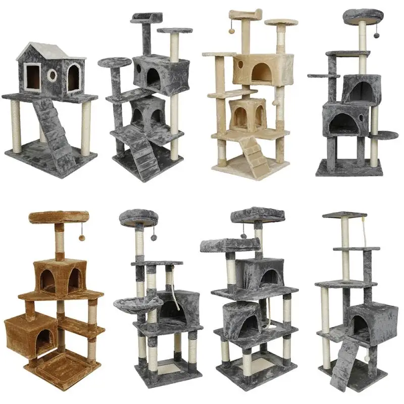 

Cat Jumping Toy With Ladder Scratching Wood Climbing Tree For Cat Climbing Frame Cats Furniture Scratching Post Pet Supplies