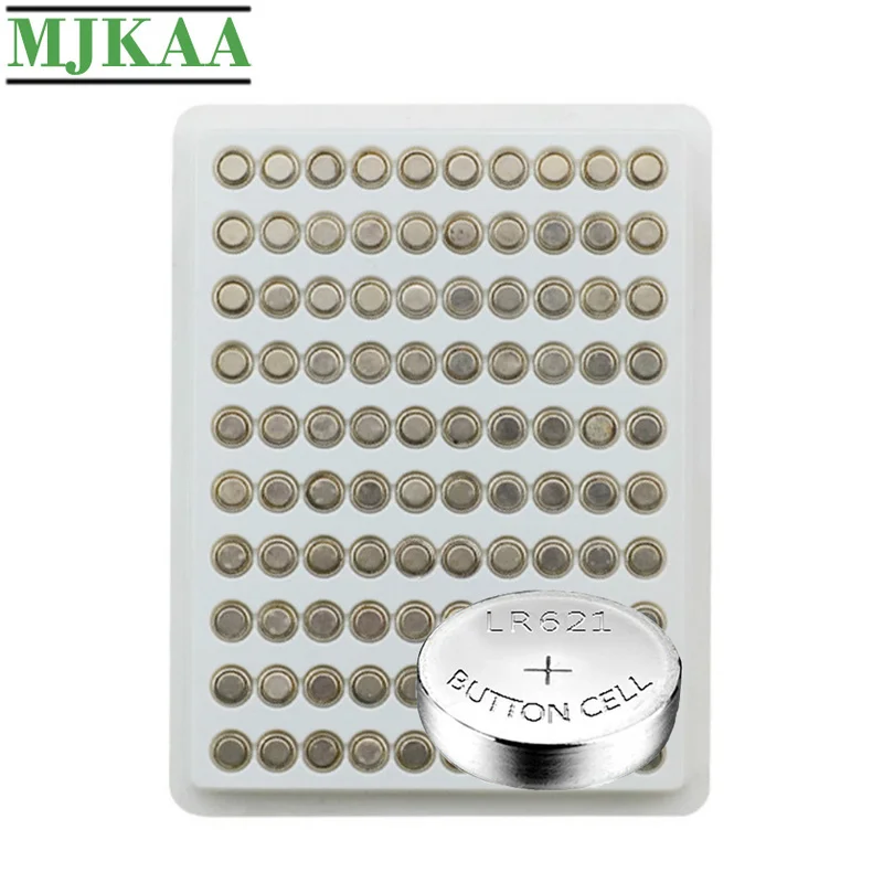 400 шт. щелочные кнопочные батарейки AG1 1 55 В 364 SR621SW LR621 621 LR60 CX60 для часов и игрушек |