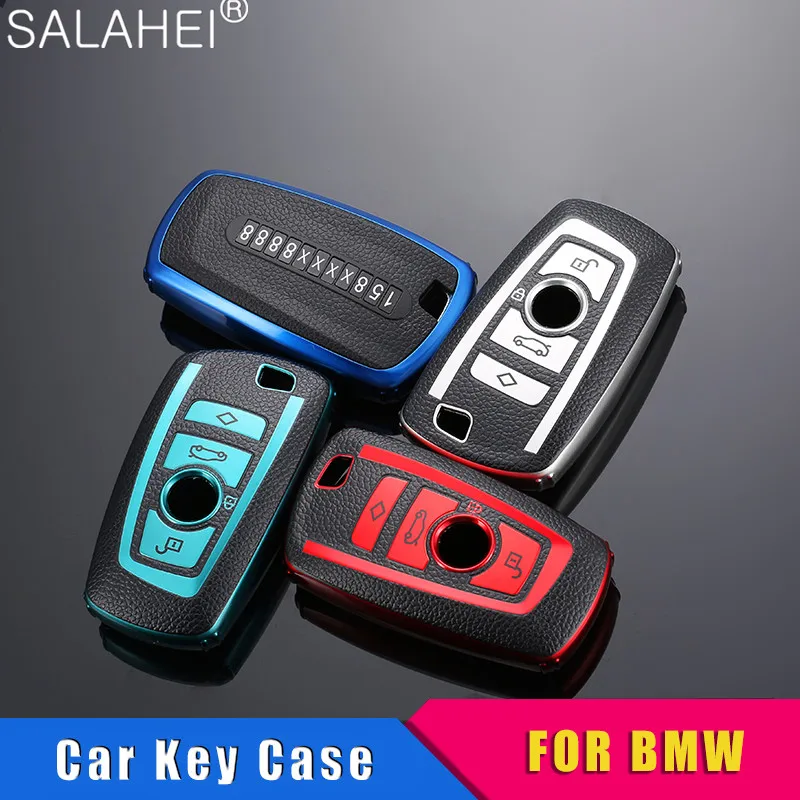 

TPU Anti-lost Number Plate Car Key Case Shell For BMW 520 525 F30 F10 F18 118i 320i 1 3 5 7Series X3 X4 M3 M4 M5 E34 E90 E60 E36