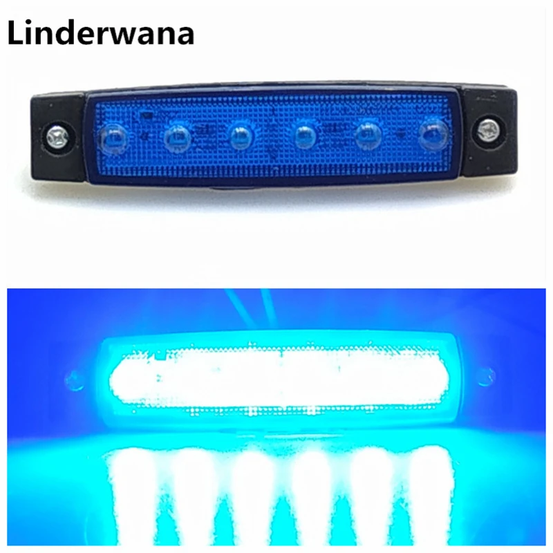 10x/4x/2x LED 6 SMD Universal Truck Trailer Caravan Car Taillights Turn Signal Brake Rear Warning Tail Light 24V 12V | Автомобили и