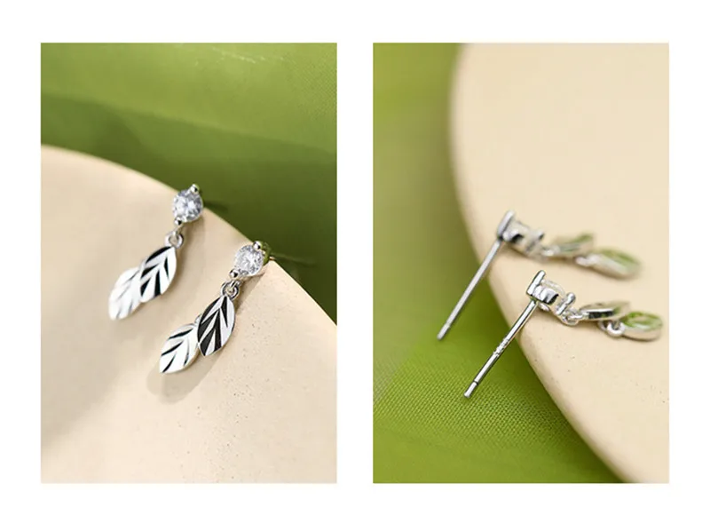 Модные серьги-подвески с резными листьями для девочек модные ювелирные изделия
