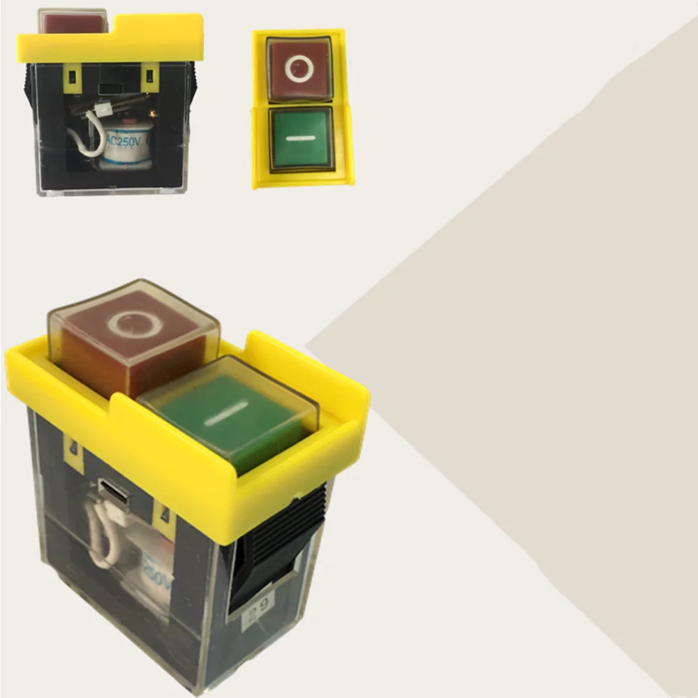 

1Pcs Original Electromagnetic switch, KJD6 5E4 Switch, Control Box Switch for Drill Machine AC 250V 6(4)A