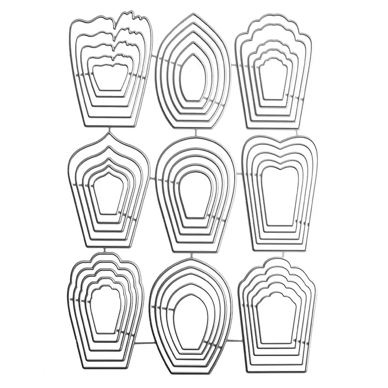 45pcs Flowers Pattern Cutting Dies Metal Template For Scrapbooking Stencil DIY Album Cards Envelopes Decoration | Дом и сад