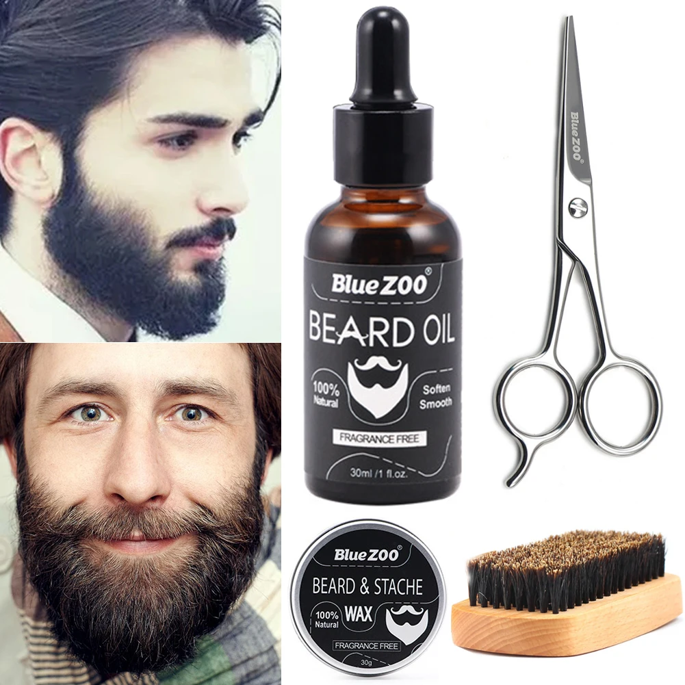 Профессиональная расческа для мужчин использовать ножницы масло усов отделка