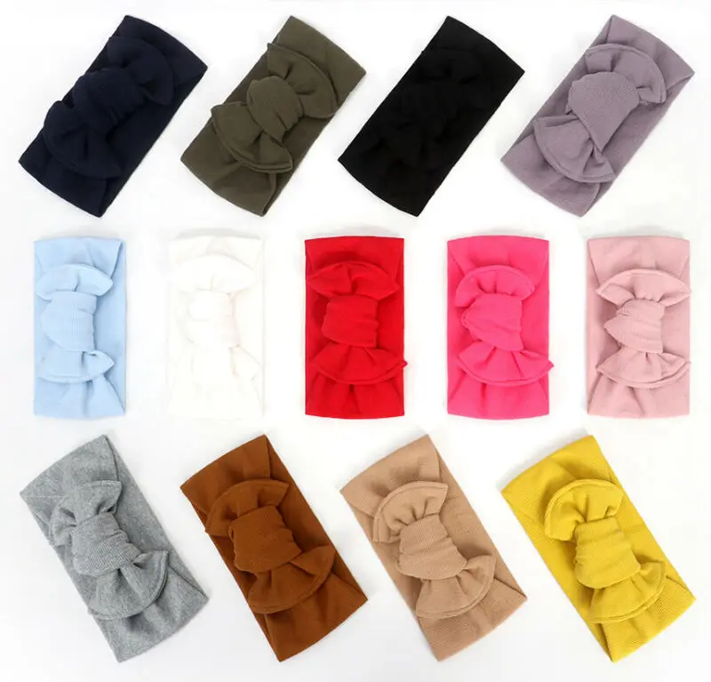 Повязка на голову с большим бантом для маленьких девочек и мальчиков повязка