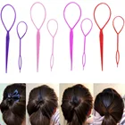 Детские Инструменты для плетения волос, Необычные Инструменты для укладки волос, инструменты для плетения женских волос