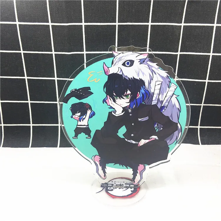 Аниме демон убийца Kimetsu no Yaiba брелок Kamado Tanjirou Hashibira Inosuke Tomioka Giyuu милый забавный мультфильм акриловый брелок