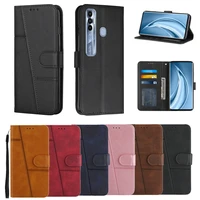 luxury wallet flip phone bags for tecno spark 7 pro 6 go card slots cover case on for spark go 2020 2021 camon 17p 17 pro shell