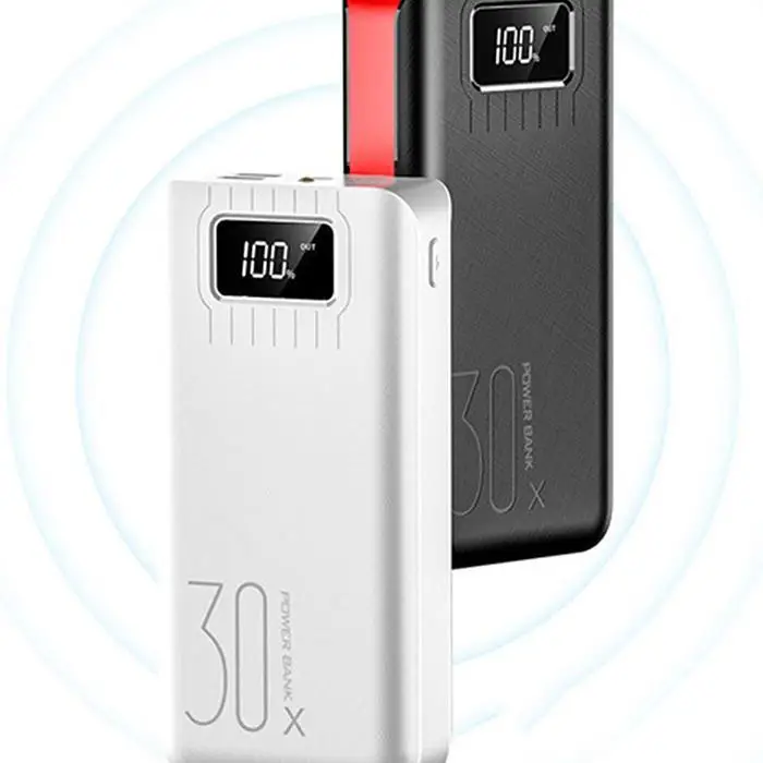 3 USB Горячая 30000mah внешний аккумулятор повербанк банк силы портативный мобильный телефон зарядное устройство для Xiaomi Mi iphone samsung