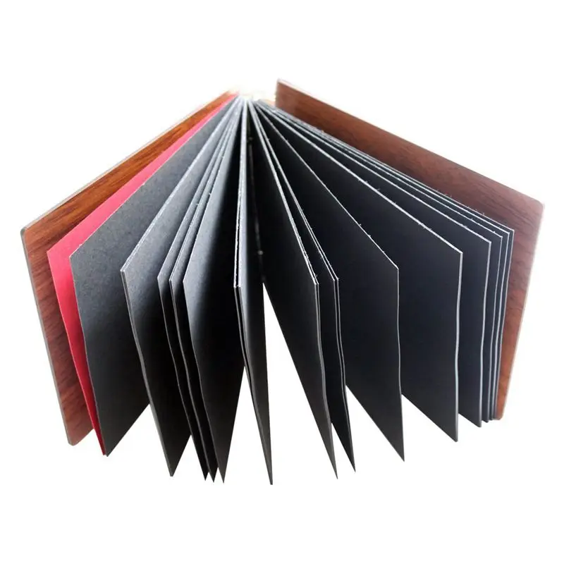 DIY Фотоальбом с деревянной обложкой юбилей альбом для скрапбукинга 8X6 дюймов