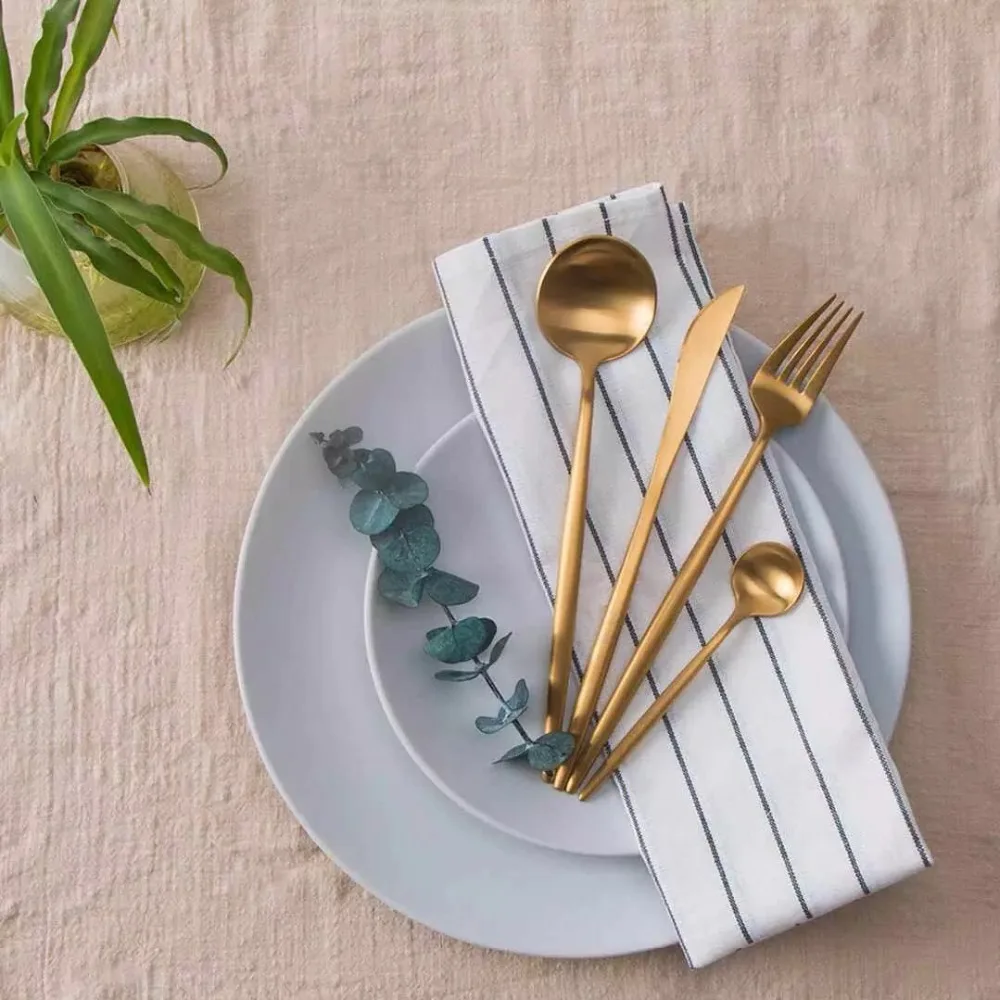 Набор столовых приборов Maison Maxx Stainless Steel Modern Flatware Set|Столовые сервизы| |