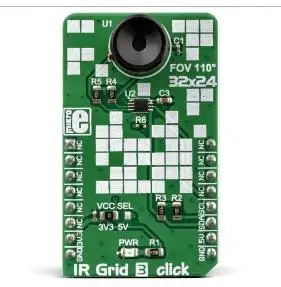 

Spot qwiic IR Array - MLX90640 110 FOV Infrared Thermal Imaging Temperature Measurement 32x24 MLX90621ESF-BAA-000-TU