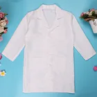 ChicTry унисекс детская белая униформа с отворотом с длинными рукавами медсестры лабораторное пальто для девочек мальчиков Хэллоуин ролевая вечерние костюм Доктора