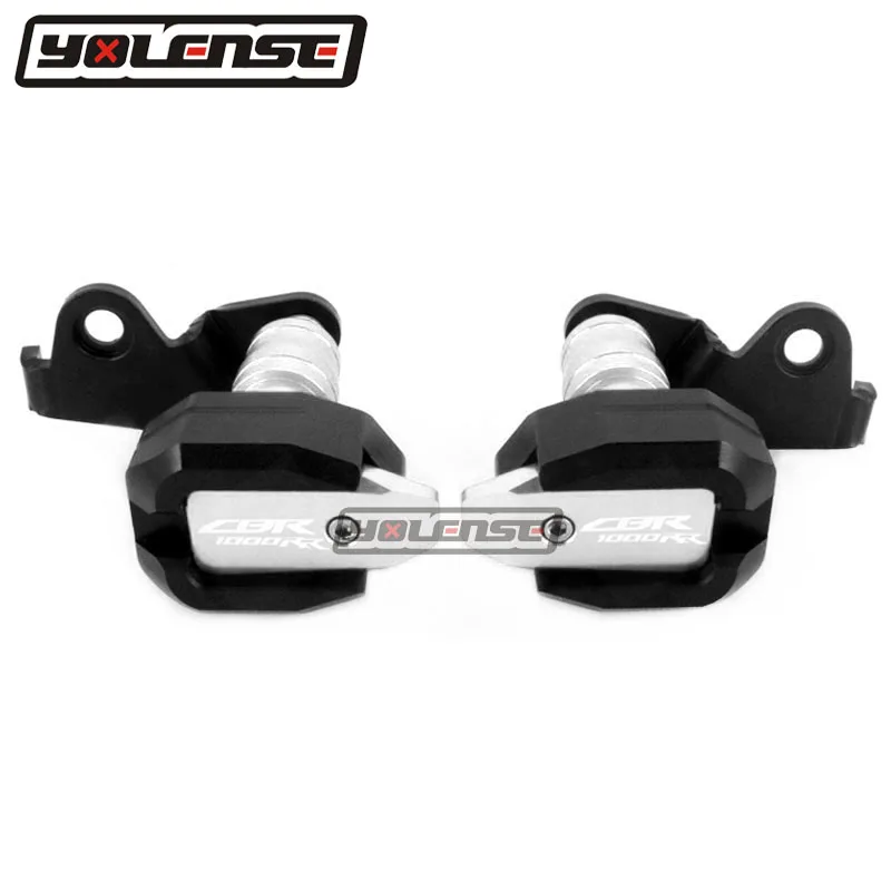 Silver Для HONDA CBR1000RR CBR 1000RR 2012- 2013 мотоциклетные защита от падения рамка ползунок обтекатель защита Краш протектор - Цвет: Silver