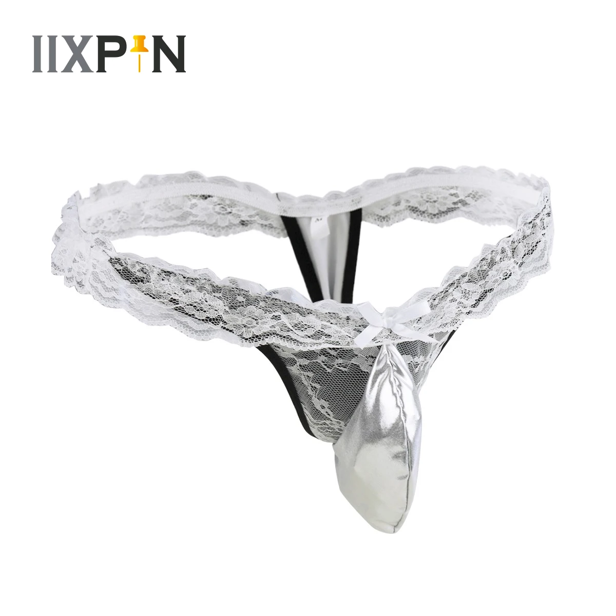 Сексуальная мужская одежда IIXPIN нижнее белье Трусы стринги из лакированной кожи