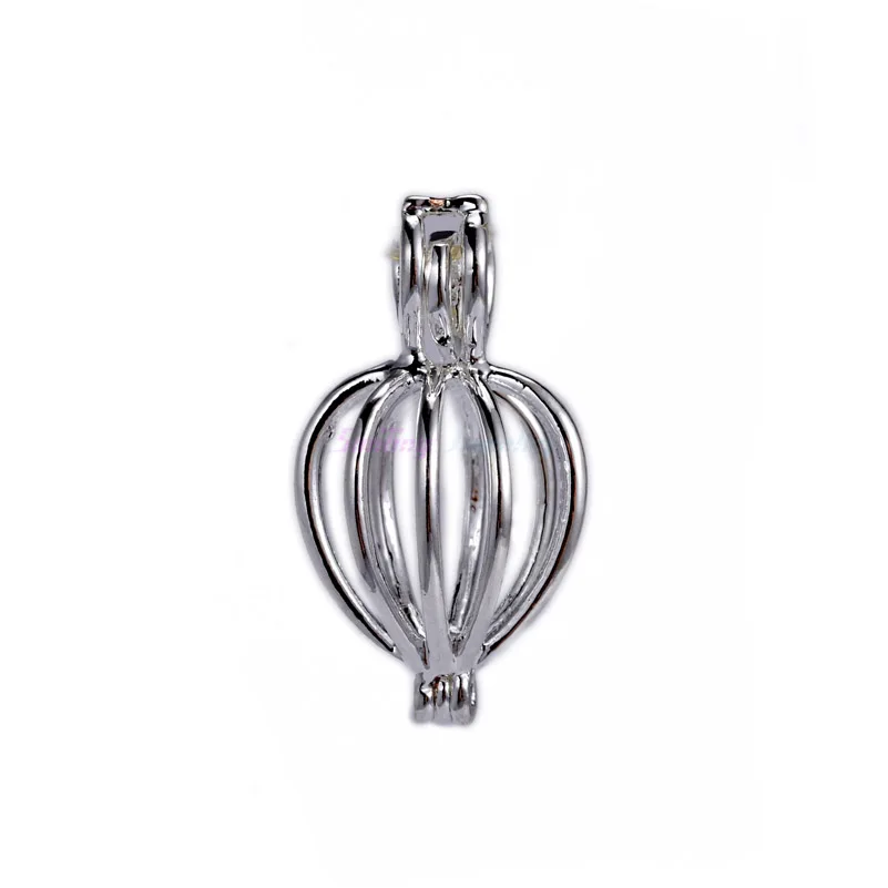 Латунная филигранная винтажная Посеребренная бронзовая полая клетка сделай сам