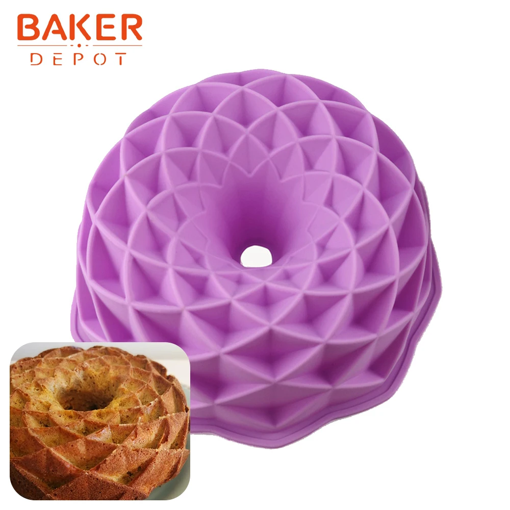 BAKER DEPOT, силиконовая форма для большого торта, круглая форма для выпечки торта, форма для выпечки, 3D, большая хлебная выпечка, сделай сам, на день рождения, свадьбу, Новинка