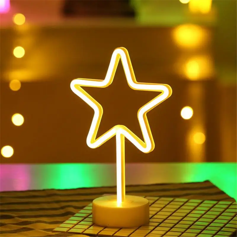 

Net Red Night Light With Base Neon LED Various Modeling Holiday Decoration Lights Household Indoor Lighting Tools Dropshipping