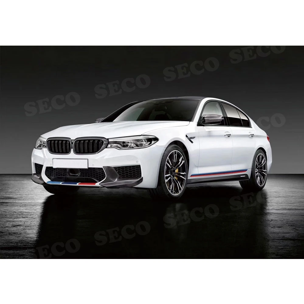 5 серии углеродное волокно Передние Губы Cupwing закрылки фартуки для BMW F90 M5 2018 2019 FRP MP