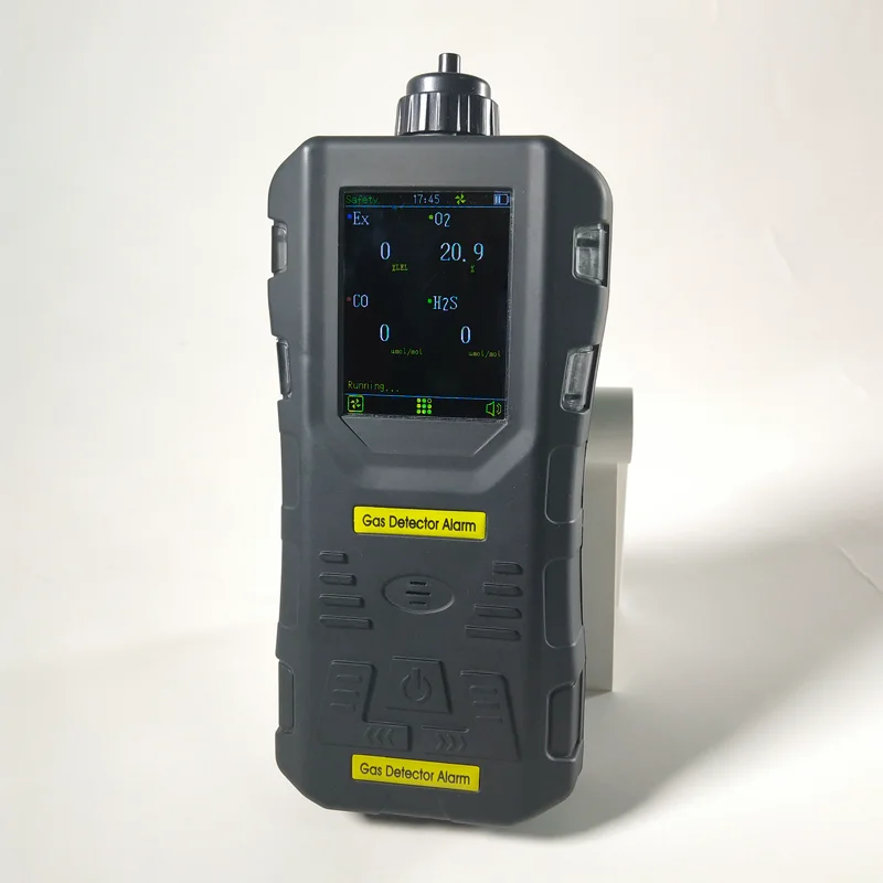 

H2 NOx CO CO2 SO2 VOC automotive exhaust gas analyzer with heat-resistance flue gas probe option