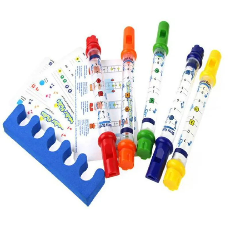 

Baby Shower Bath Toy Kids Water Flute Toy Fun Music Sounds Children Colorful Water Flutes Bath Tub Tunes Toys 1PC