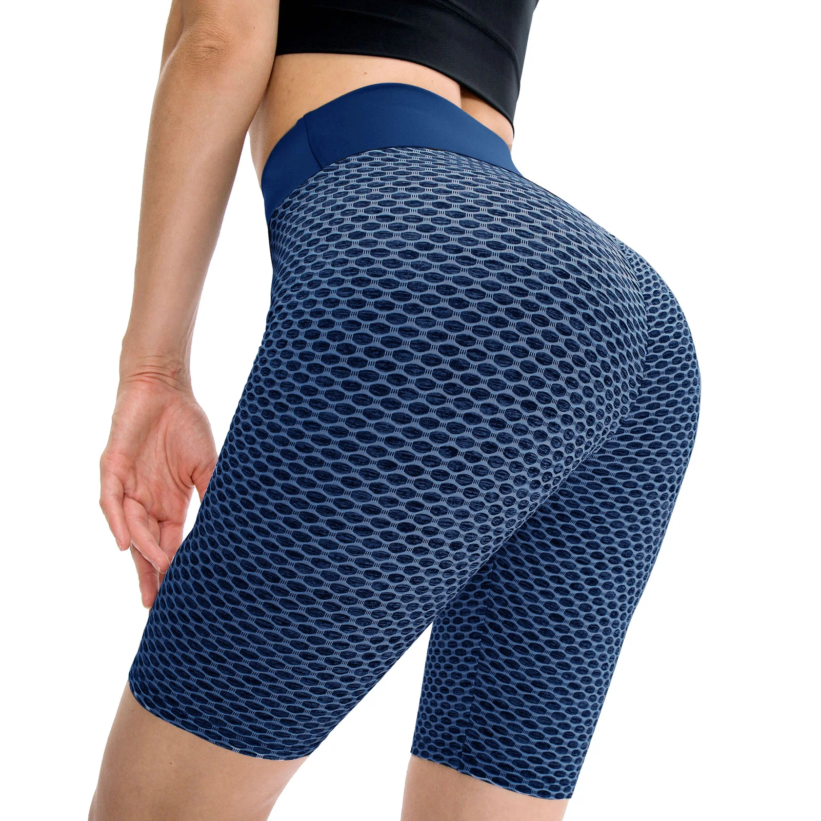 Женские Леггинсы пуш ап тонкие для фитнеса повседневные с высокой талией шорты