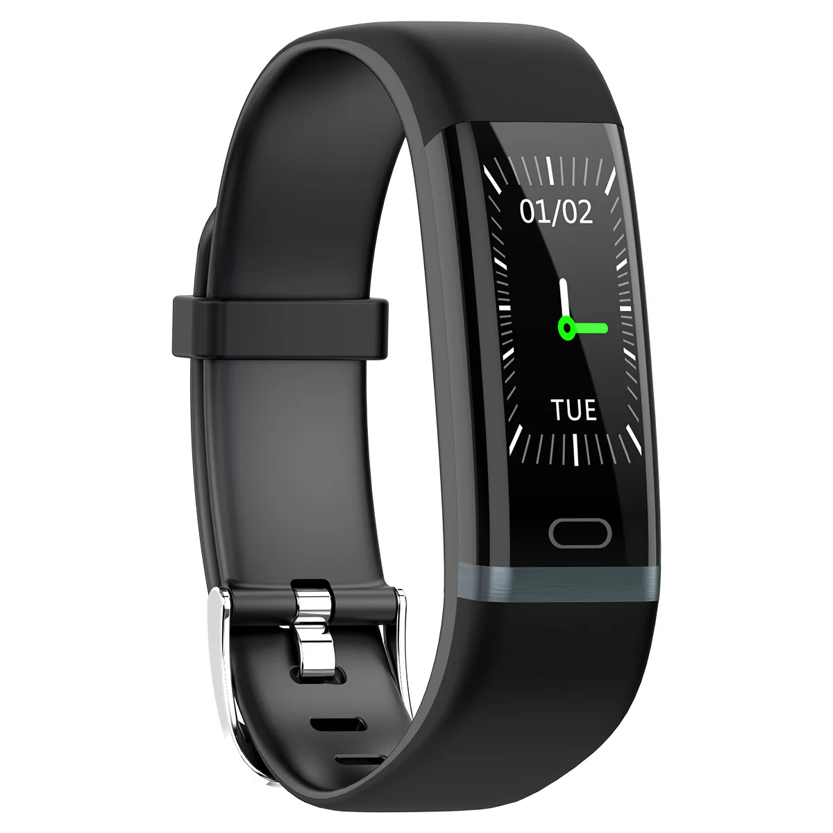 

Two-color TPU Sports Heart Rate Smart Wristband Comfortable Strap IP68 Swim Wear Bracelet Swim Detect Sleep for Android IOS