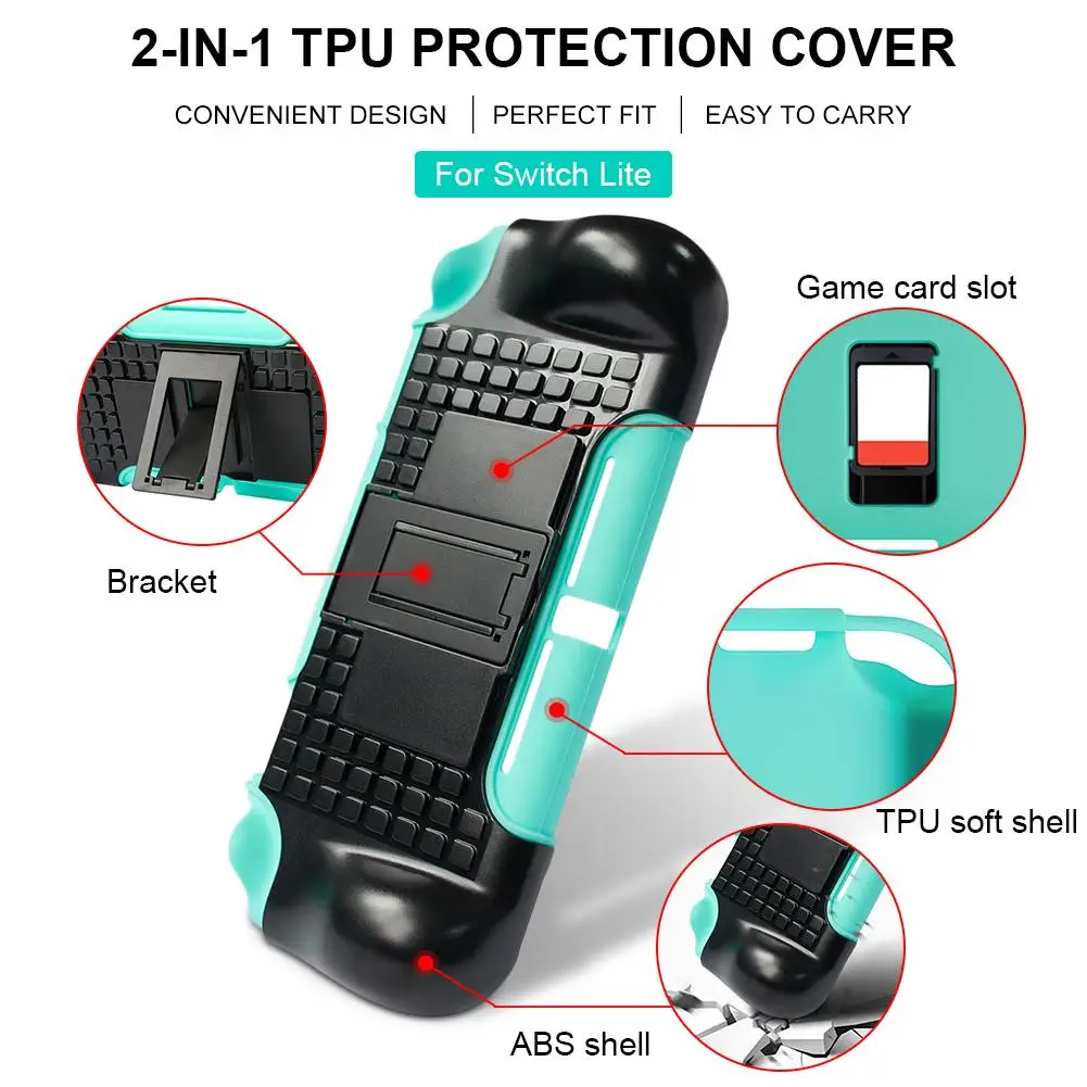Мягкий ТПУ чехол 2 в 1 для Nintendo Switch Lite защитный чехлы Fundas Coque|Запасные части| |
