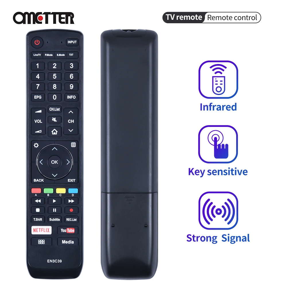 

EN3C39 Remote Control Controller Replacement for HISENSE Smart TV Television 50N7 55N7 65N7 65N8 65N9 65P7 65P8 75N7 75N9