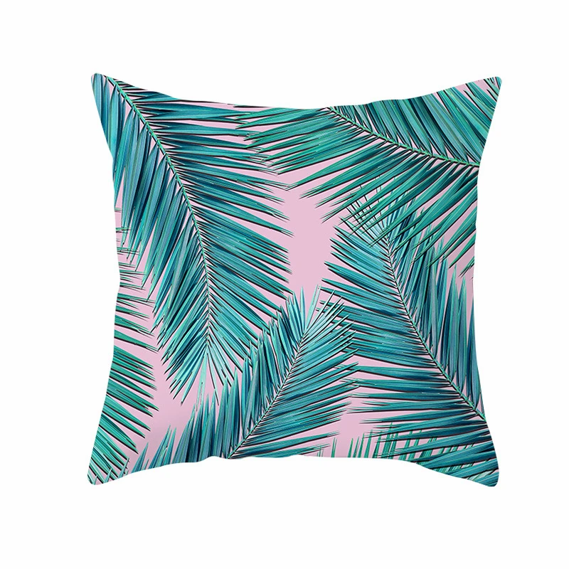 

Decorative Cushions Cover 45*45CM Nordic For Sofa Cover Case Seat Car Home Pillowcase Decor Of Tropical Plants Pillowcase