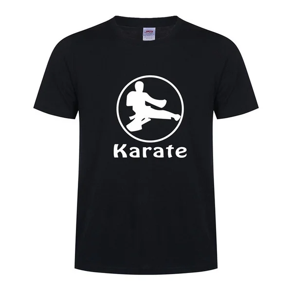 

Men's T-shirt Round Neck Karate Karate Short Sleeve DIY Print Will Wear