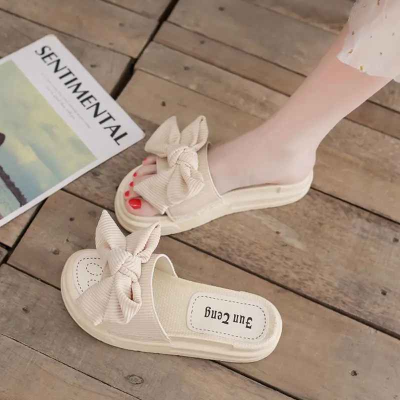 

Women Slippers Sandals 2021 Summer Casual Sandals Slipper Beach Shoes Flat Heel Slides Sandals Thick Bottom Flat Slippers