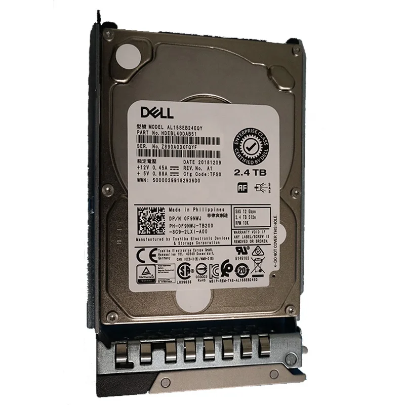 

Dell original and new hard driver disk 2.4T SAS 2.5 hard drive