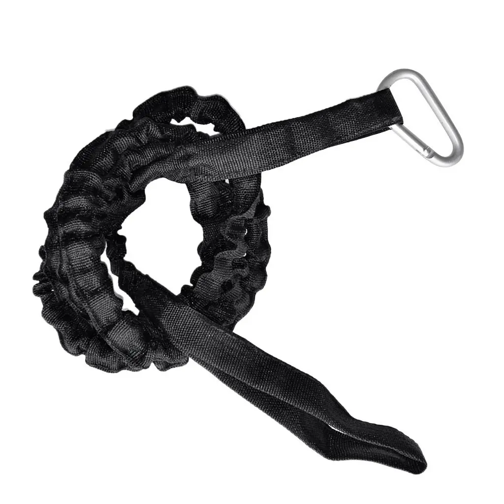 

Nylon Paddle Leash Fishing Rod and Gear Leash Safety Cord for Water Sports Inflatable Boat Canoe Kayak (Black) Access In Stock