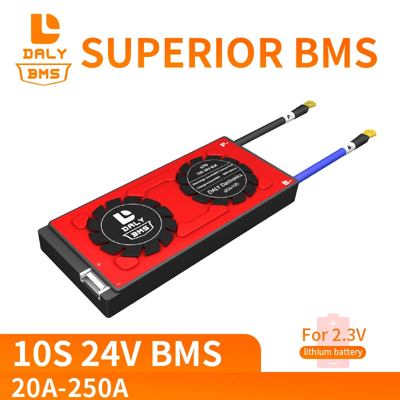 Аккумулятор Daly LTO BMS 10s 20A 40A 60A 100A 250A 2 4 V с балансом для 24V литий титанатных