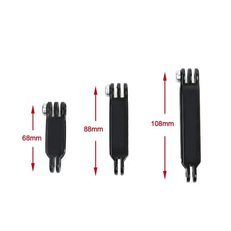 

Andoer 3pcs Handheld Grip Extended Mount Arms Adapter for GoPro 10/9/8/7/6/5/4/3+/3/2/1 SJCAM Sport Camera Accessory