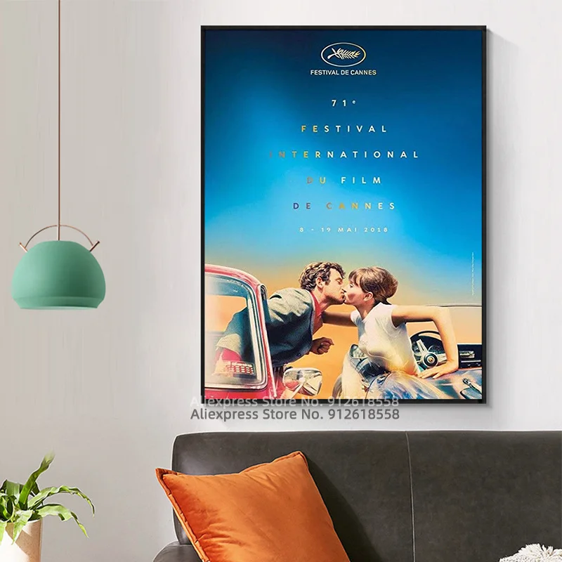 Канны любовь кинофестиваль фильм Международный 2018 событие плакат холст
