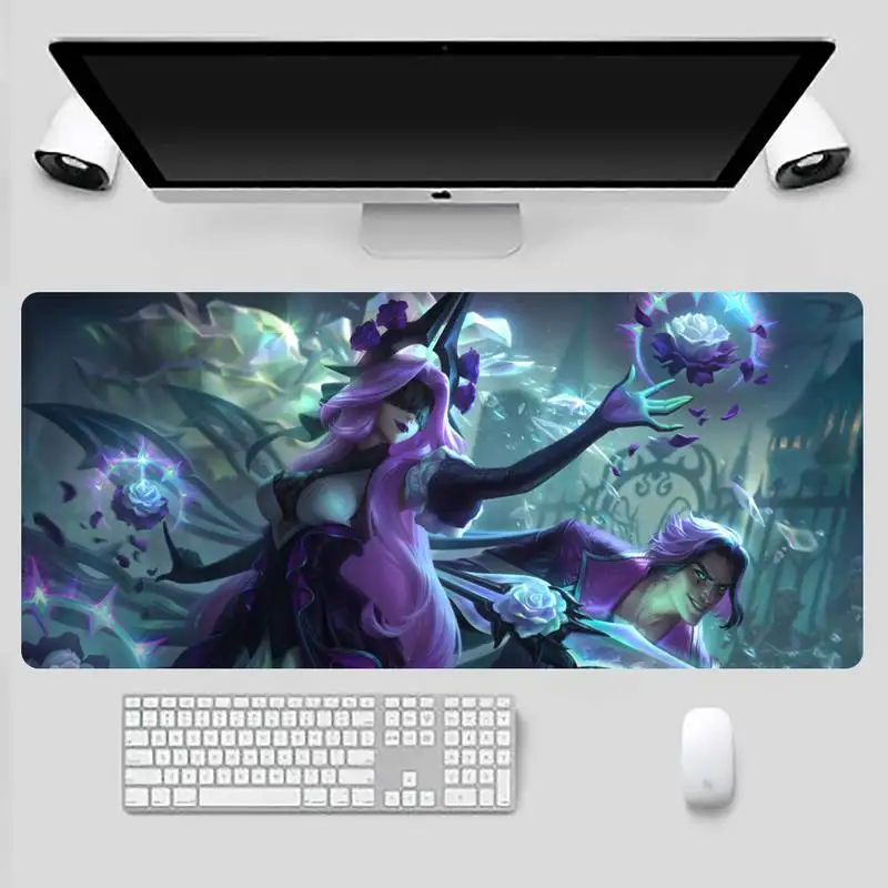 

cartoon gaming fire LOL Comfort Mouse Mat Gaming Mousepad Game Office Work Mouse Mat pad X XL Non-slip Laptop Cushion mouse pad